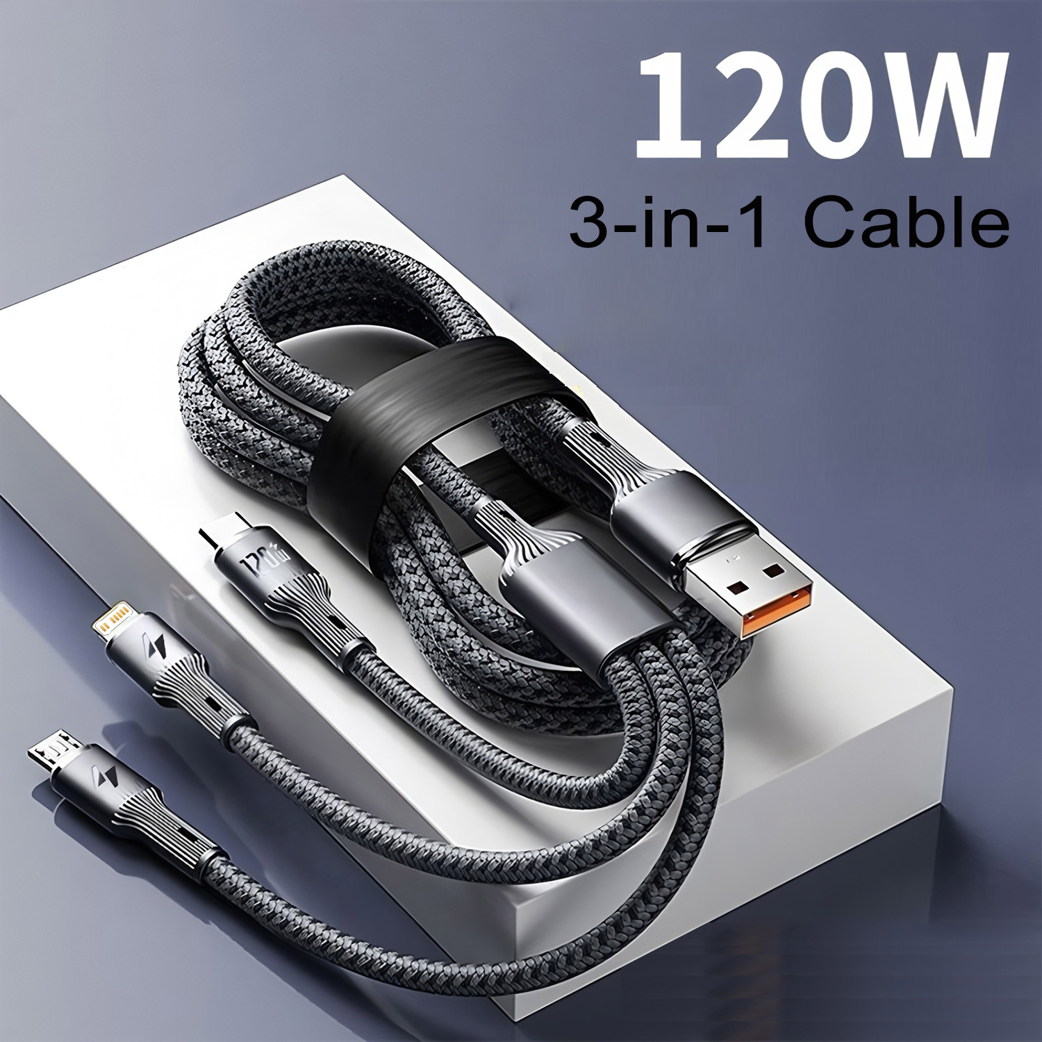 USB Charger – Fast Dual-Port Car Adapter with QC3.0 & LED