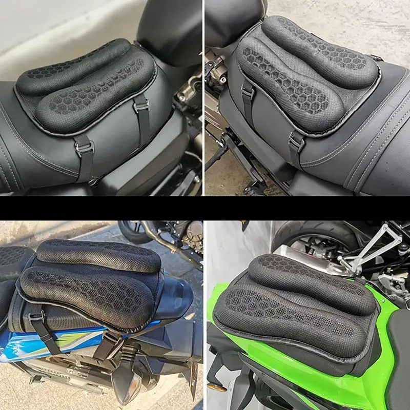 Motorrad Sitzkissen atmungsaktives Gel Motorrad Rücksitz polster Stoß  dämpfung Sitzkissen für Motorrad zubehör - AliExpress