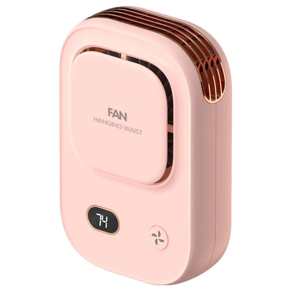 휴대용 허리 클립 선풍기 웨어러블 벨트 선풍기, 3 단 충전식 벨트 클립 선풍기, 2000mAh 배터리 구동, 야외 캠핑용