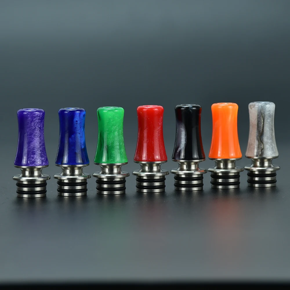 

wolfcoolvape design 510 mtl drip tip resin for yftk Flash-e-Vapor V4.5S+ rta sxk kayfun x rta rda rta E-cigarette accessories