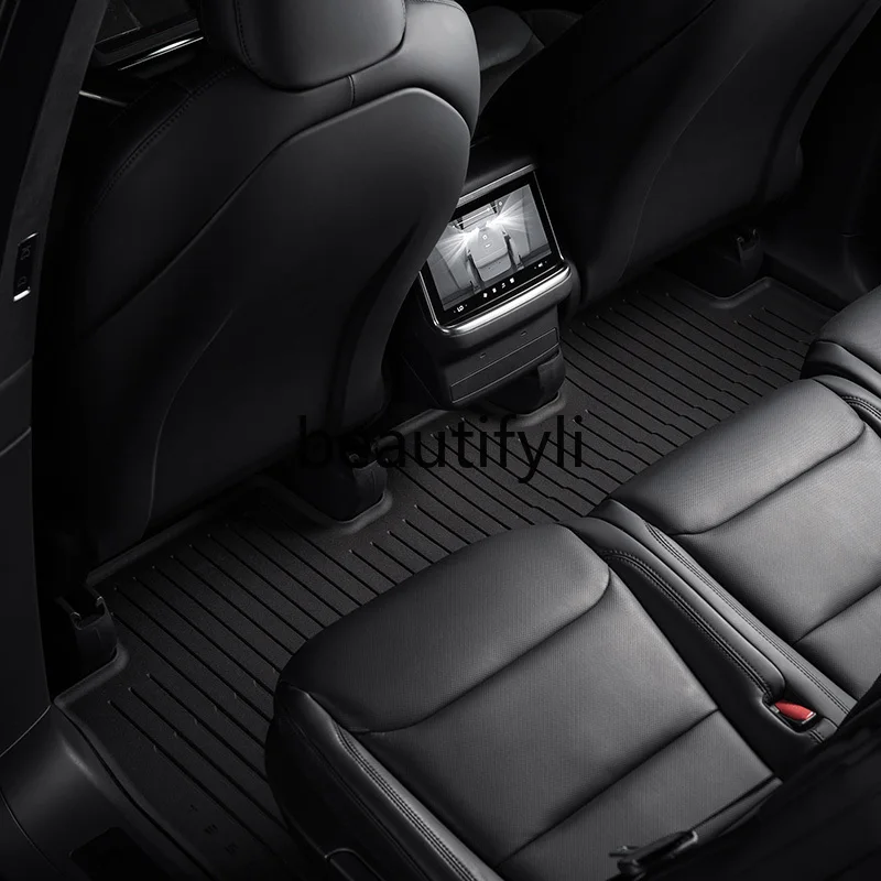 Model x front and rear rows all-weather fully enclosed foot pads five-seat six-seat seven-seat version