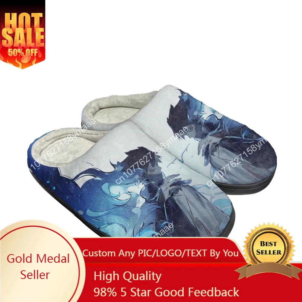 

Hot My Hero Academia Dabi Cotton Custom Slippers Mens Womens Sandals Plush Casual Keep Warm Shoes Thermal Comfortable Slipper