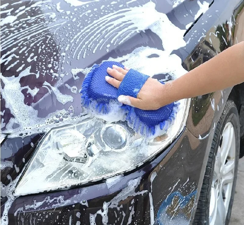 Auto Waschen Spezielle Falten Eimer Große Auto Tragbare Outdoor Reise Multi-funktionale Eimer Auto Reinigung Werkzeuge Schwamm Handschuhe – Detail 16