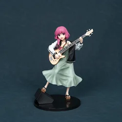 Bocchi the Rock Hiroi Kikuri Anime Figure with Bass Guitar - Collector's Edition Desktop Decoration - 22cm (Hiroi Kikuri)
