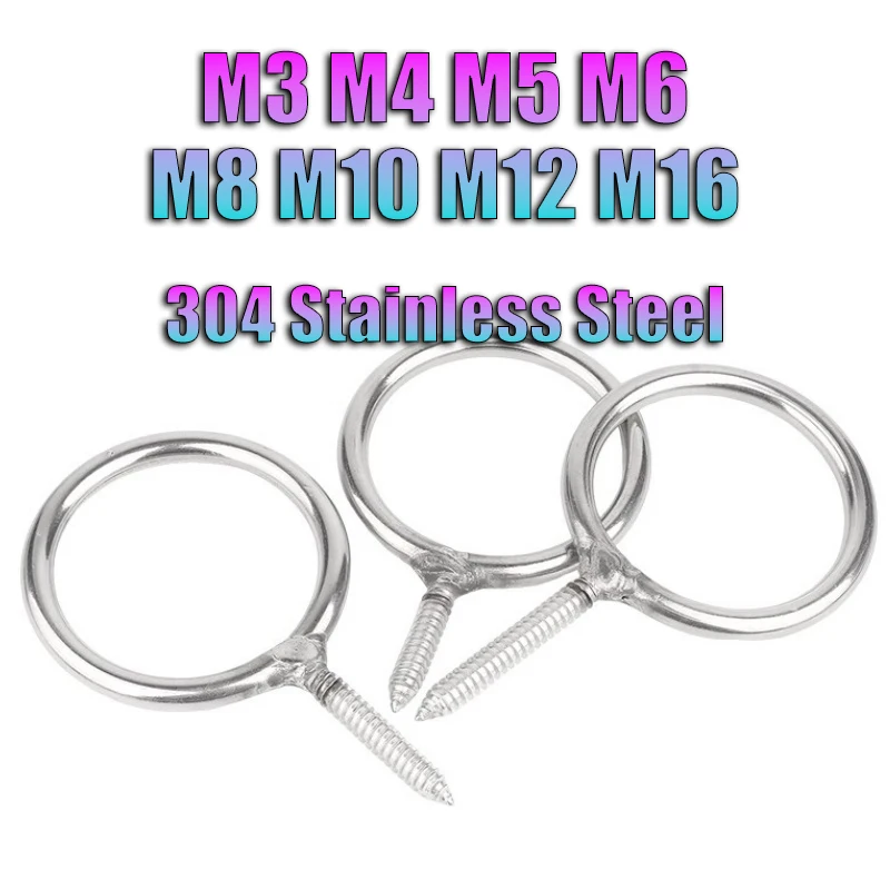 sluitringen Ringen 304 Roestvrij Staal Ultra Dunne Platte Ring M3 M4 M5