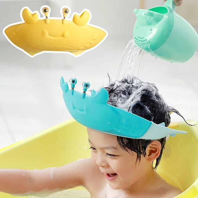 Gorro Visera Baño Ducha Bebé Niños Además Protege Oído