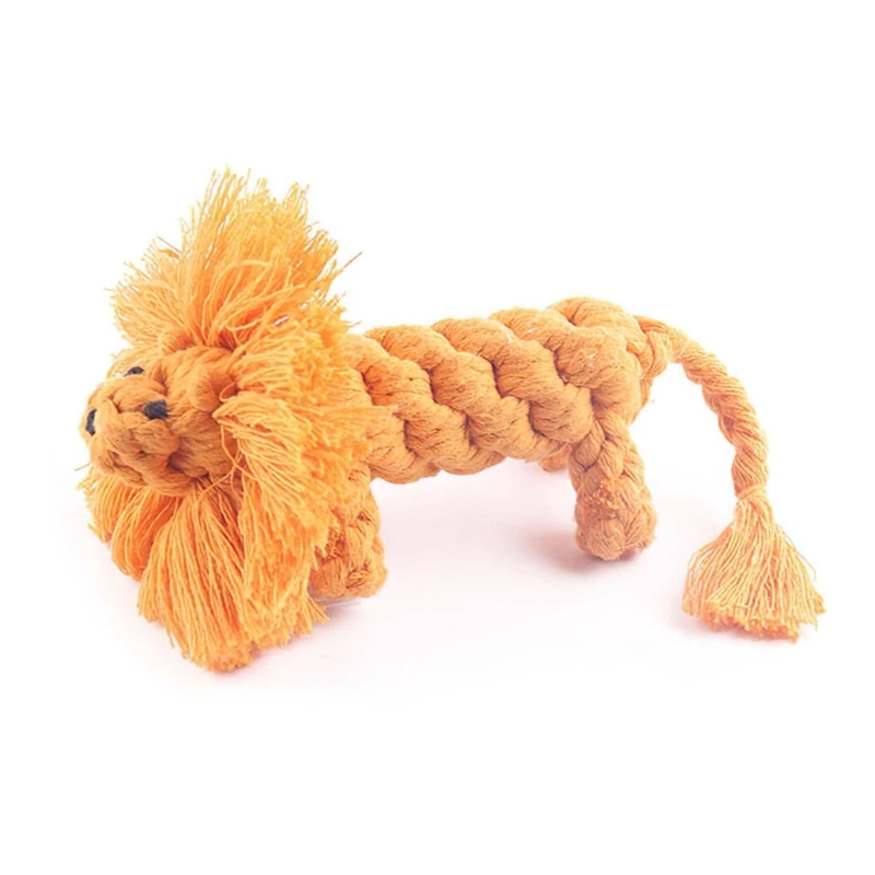 

Dog Rope Toy for Puppies Teeth Inter-active Cotton Rope Chew Toy for Small Dog