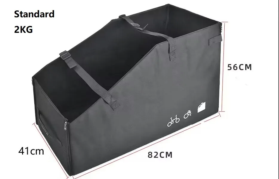 Fahrrad-Aufbewahrungsbox für 20–22 Zoll faltbares Elektrofahrrad mit schnell zu installierender staubdichter Abdeckung, langlebiger Faltrad-Pack – Detail 1