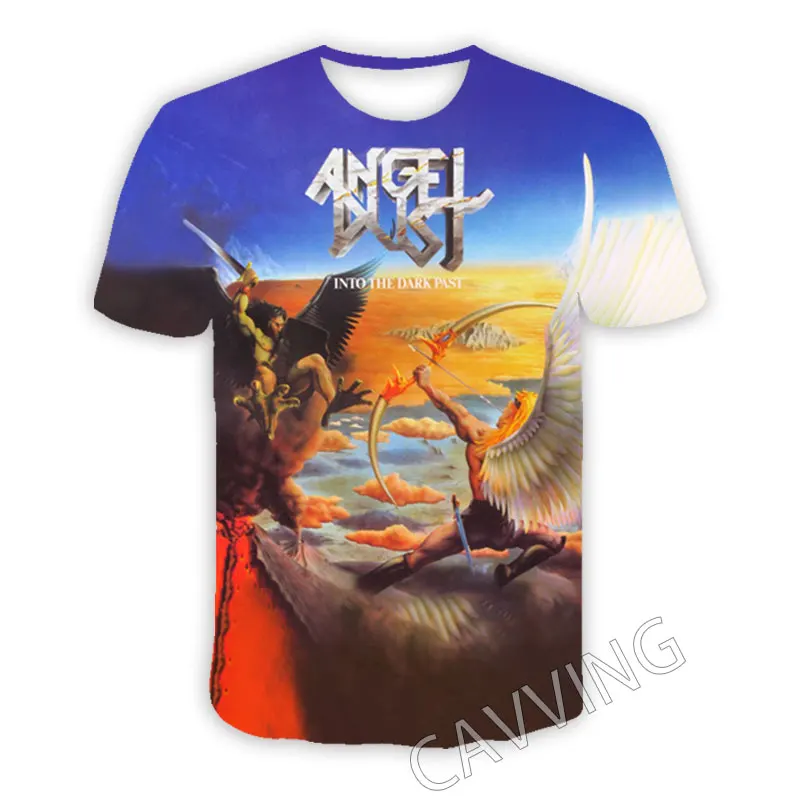 

New Fashion Women/Men's 3D Print Angel Dust Rock Casual T-shirts Hip Hop Tshirts Harajuku Styles Tops Clothing