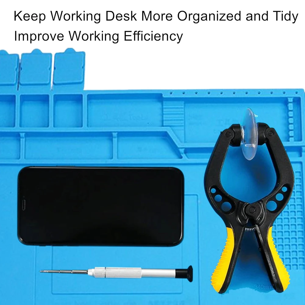 Repair Pad Insulation Heat-Resistant Soldering Station Silicon Soldering Mat Work Pad Desk Platform for Phone Watch Repair
