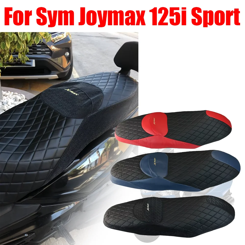 For Sym Joymax 125 i 125i Sport Motorcycle Accessories PU Leather Seat Cover Insulation Seat Cushion Cover Case Protector Pad