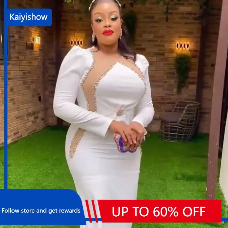 

2023 African Women Plus Size Evening Dresses Wedding Party Long Luxury Gown Bodycon Mermaid Dress Ankara Ladies Africa Clothing