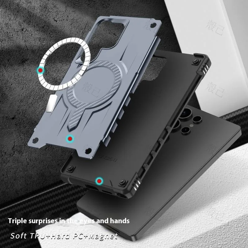 Military-Grade Airbag Drop-Proof Magnetic Protective Phone Case
