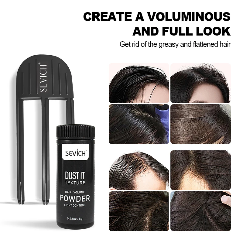 Hair Styling Powder Fluffy Hair Clip Oil-Absorbing Hair Powder Haircut Design Increase Volumizing Hair Powder For Men Women view 4