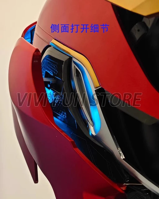 アイアンマン 明るかっ mk50 ヘルメット 音声自動開閉 最新式 新品