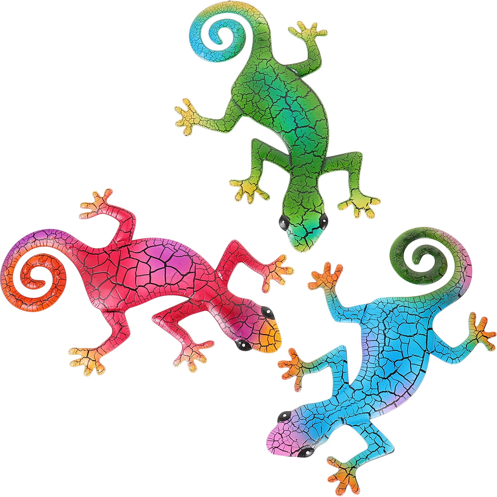 

Lizard Wall Decoration Gecko Designed Hanging Crafts Home Ornaments Decorations Decorative Vintage Scene Pendants Metal