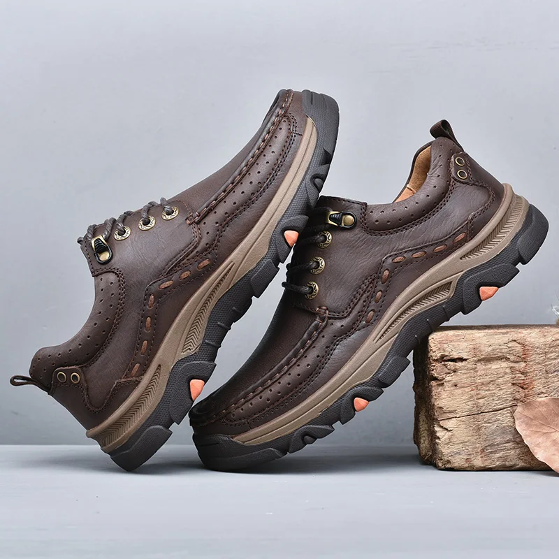 أحذية رجال الأعمال الرسمية الجديدة غير الرسمية - طبقة علوية من الجلد ناعمة ومريحة داخلية مع نعل مبطن وأحذية مداس غير قابلة للانزلاق