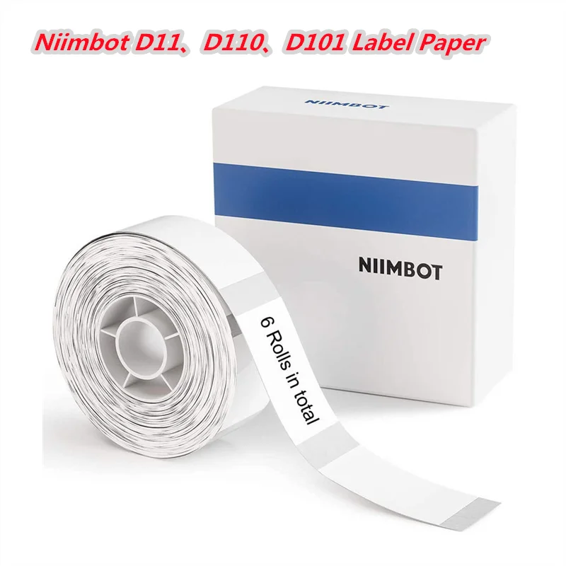 Niimbot D11/D110/D101 Label Paper / Adhesive Thermal Label Printing Paper For Niimbot D11/D110/D101 Portable Mini Printer