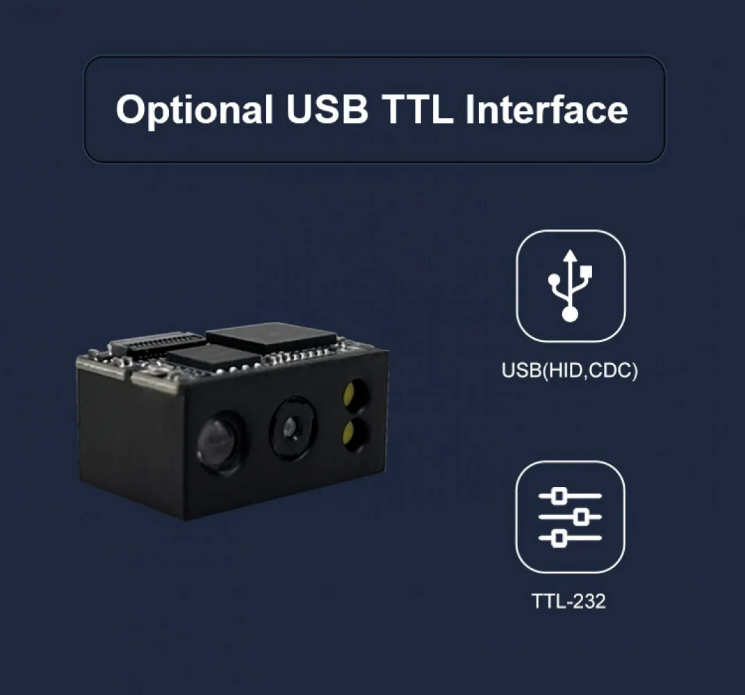 Kiosk Mini USB QR Code Reader2D1D CMOS Barcode Scanner Module