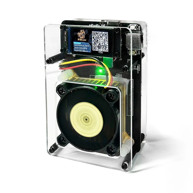 NMAxe Bitaxe NMMiner Official Ultra BM1366 Asic Chip 500G~600Gh/s Full Colorful Display Bitcoin Miner Solo Lottery Miner