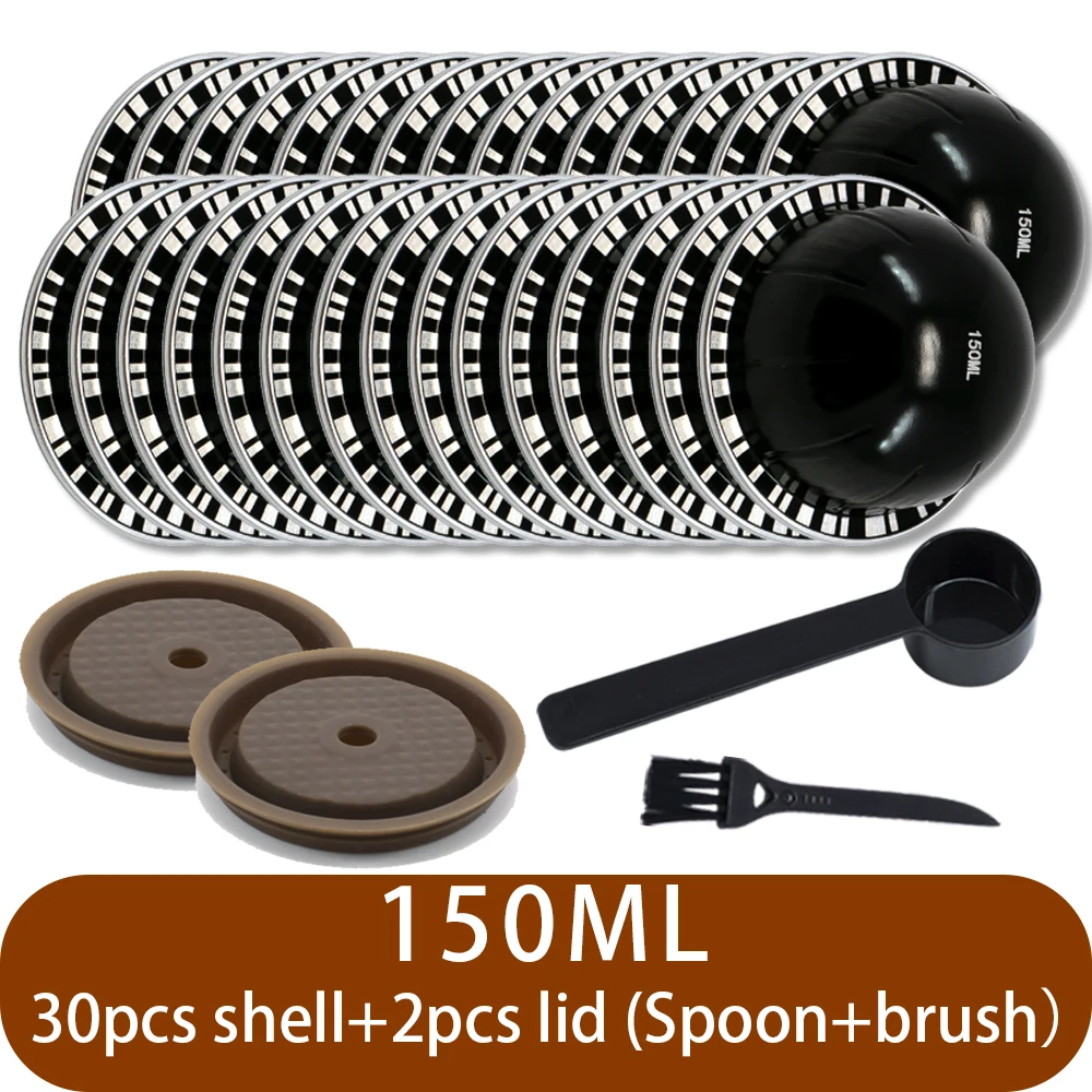 فلتر كبسولة قهوة من الألومنيوم قابل لإعادة الاستخد...