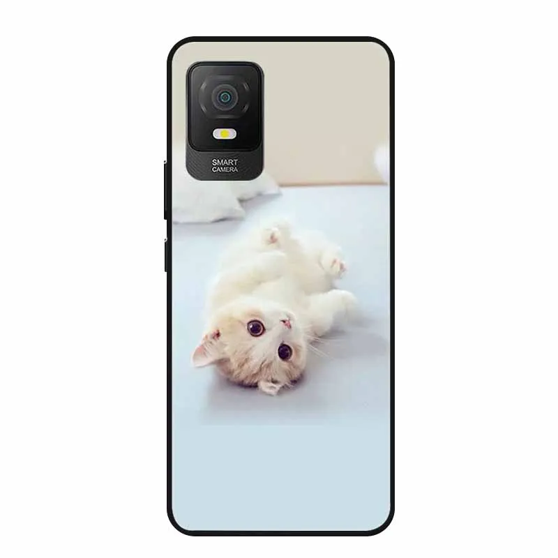 Cool Animal Black Silicone Soft Back Cover Case – Lion, Wolf, Tiger, Cat Design