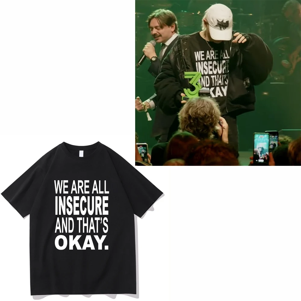 Joost-Klein-We-Are-All-Insecure-and-That-s-Okay-T-Shirt-Fashion-Men ...