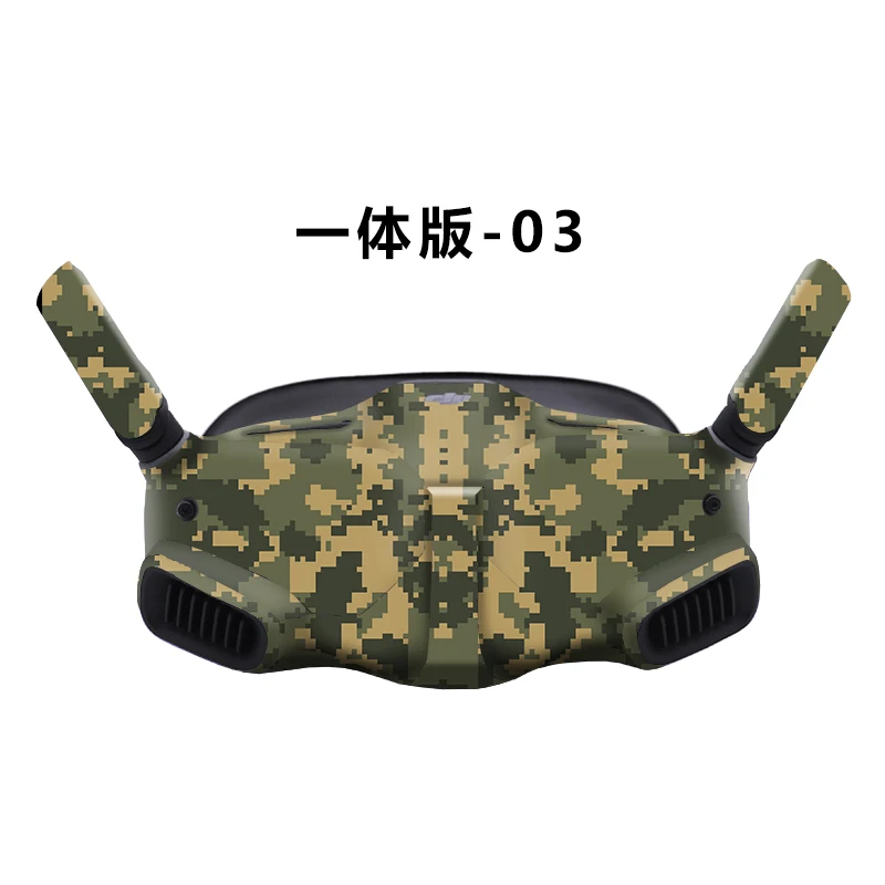 Drone Accessories For DJI Avata One-piece Eyeglasses Stickers Multiple Styles Mecha Stickers Anti-scratch Protection