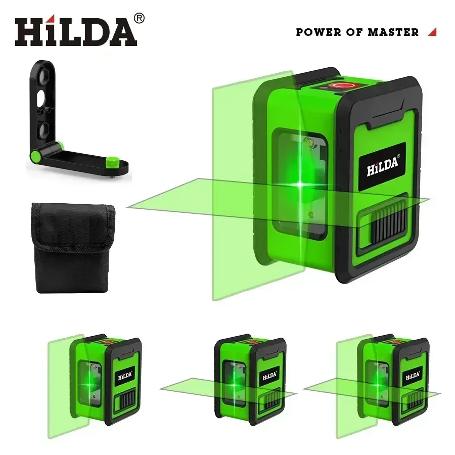 Mini Lines Self-Leveling Laser Level with Green Beams for Horizontal & Vertical Cross-Lines