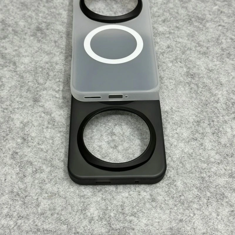 Enhanced Magnetic Transparent Frosted Anti-Fingerprint Shockproof Acrylic Case