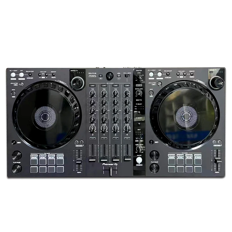Pioneer-Ddjflx6デジタルdjコントローラー、統合ディスクレコーダー 