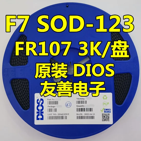 

Original DIOS FR107W F7 SOD123 1206 3K/disk