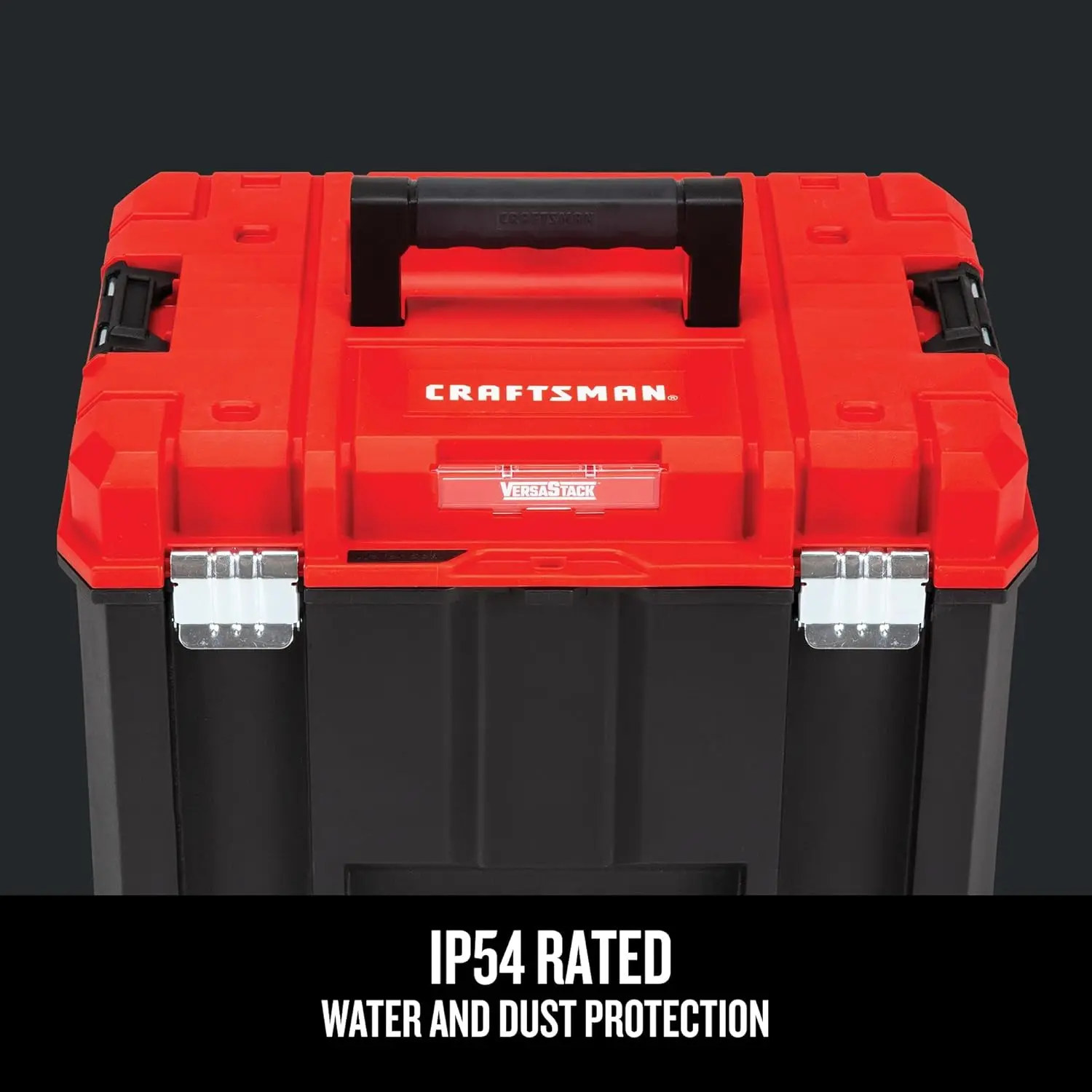 VERSASTACK Deep Tool Box, Lockable, 17-in. (CMST17825) Bi-material Handle on Top of Each Unit for Easy and Comfortable Lifting 6