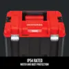 VERSASTACK Deep Tool Box, Lockable, 17-in. (CMST17825) Bi-material Handle on Top of Each Unit for Easy and Comfortable Lifting 6