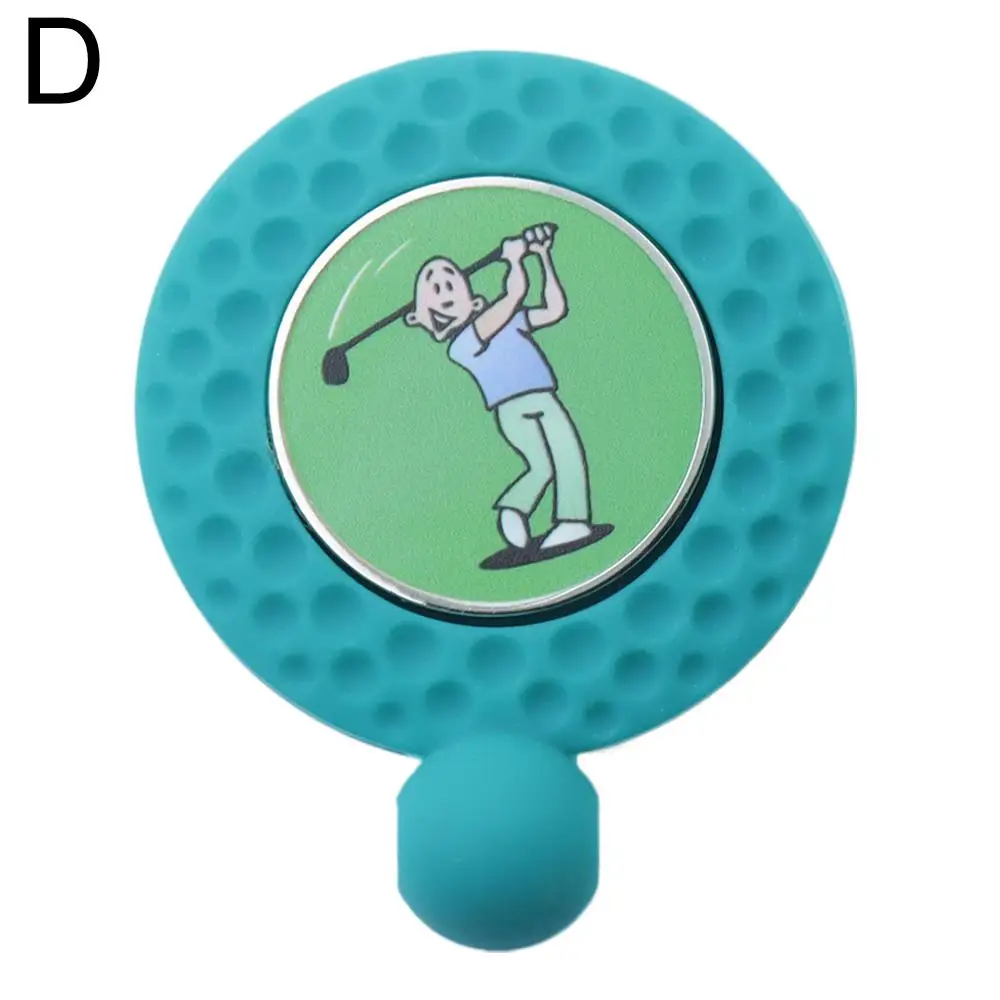 Description Picture 3 of itemSilicone Portable Storage Clip Golf Accessories Silica Towel Convenient Clip Clip Magnetic Gel Hanger Marker Golf Ball Mark L2v7