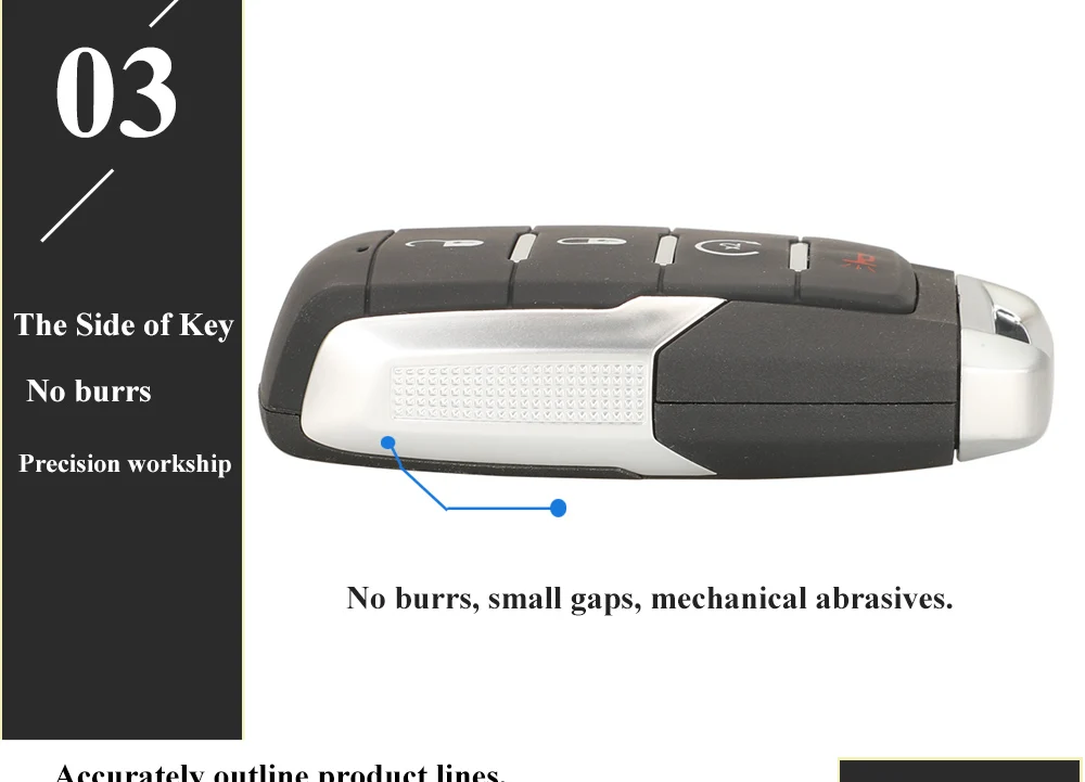 Keyforkess Smart Remote Car Key Shell Case per Dodge RAM 1500 Limited LongHorn 2019 2020 2021 Fob OHT-4882056 3 4 5 6 pulsanti 16 Keyforkess Smart Remote Car Key Shell Case per Dodge RAM 1500 Limited LongHorn 2019 2020 2021 Fob OHT-4882056 3 4 5 6 pulsanti - S41dd6ea867d54d05b2e1a5b08cb3d5f3L