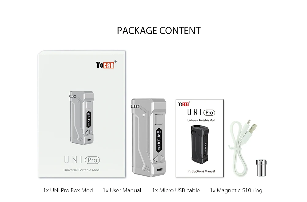 Tanio Oryginalny Yocan UNI Pro Vape Box Mod Adapter magnetyczny sklep