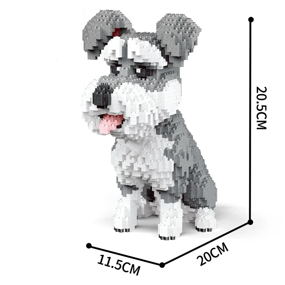 Dalmatian & Dachshund 3D Micro Mini Building Block Set - Perfect for Pet Lovers, Home Decor, & Educational Play