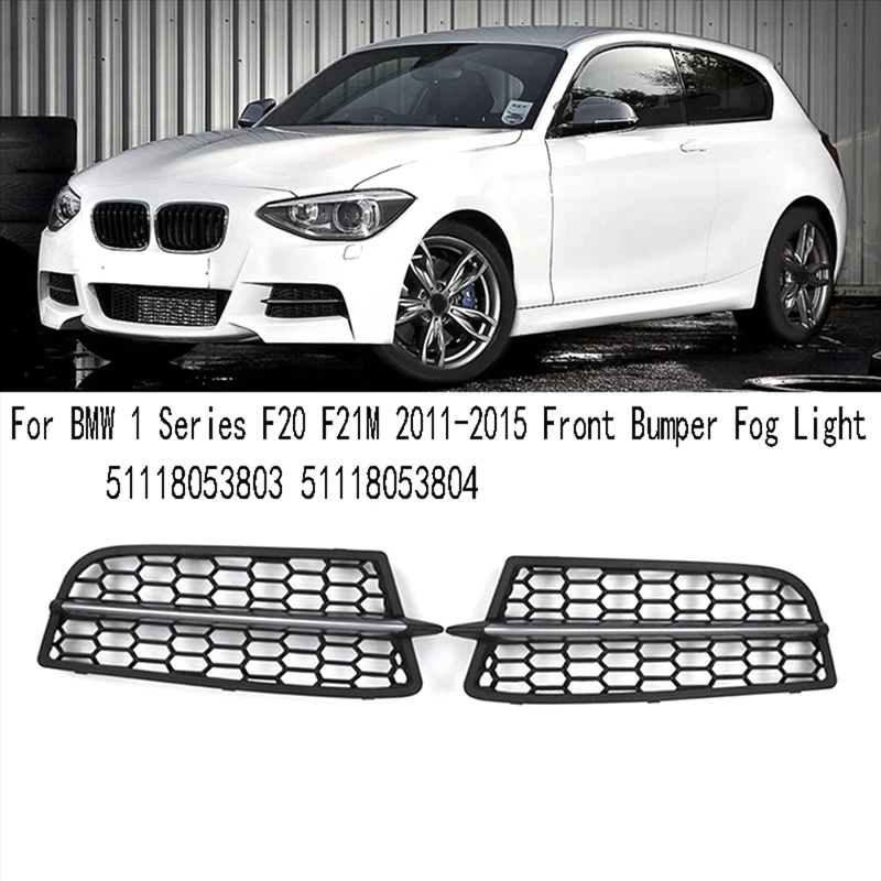 For BMW 1 Series F20 F21M 2011-2015 Front Bumper M Grille Front Bumper Fog Light M Grille