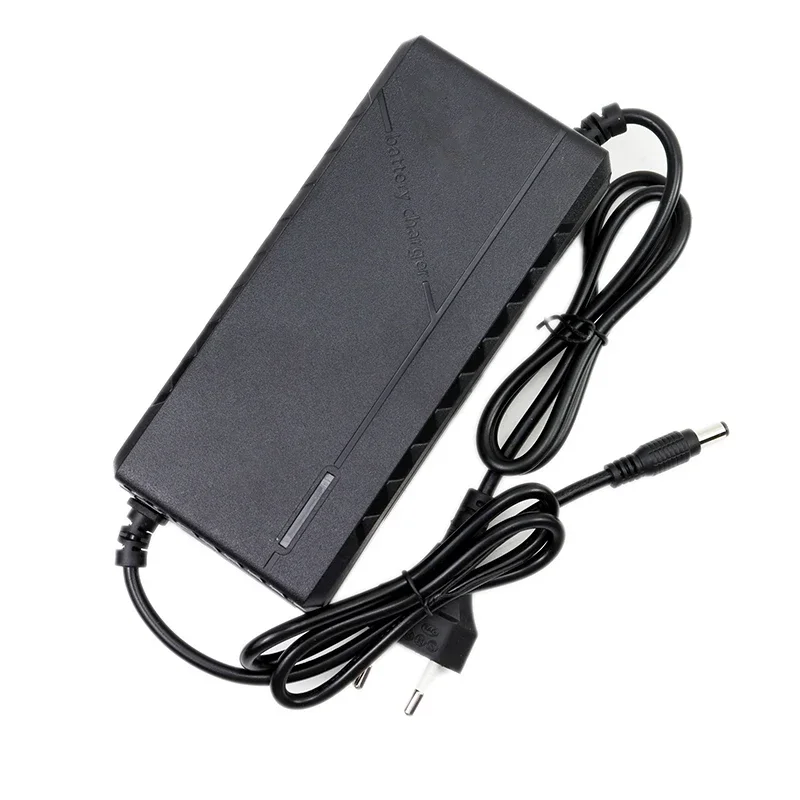 48V 2A 3A 5A 리튬 이온 충전기 13S 54.6V 배터리 팩 지능형 보호 AC110-220W 50/60Hz, EU/US/UK/AU 플러그