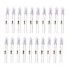 20PCS Neon Indicator Lamps With Resistance Connected To  220V 4.2*0.5cm Neon Glow Lamp Mains Indicator-Red Light 5