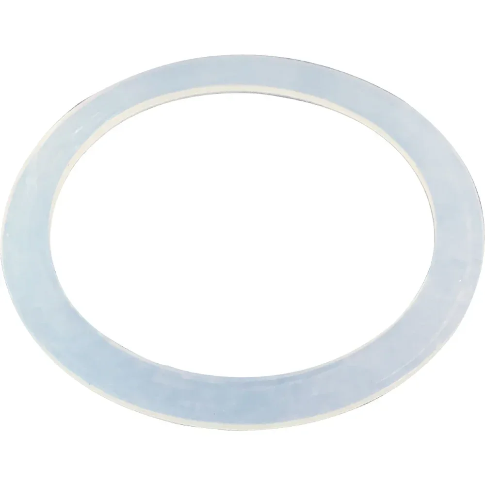 28-500mm White VMQ Slicone Rubber Flat Gasket Washer for Sight Glass diopter Homebrew sealing gasket rubber washers