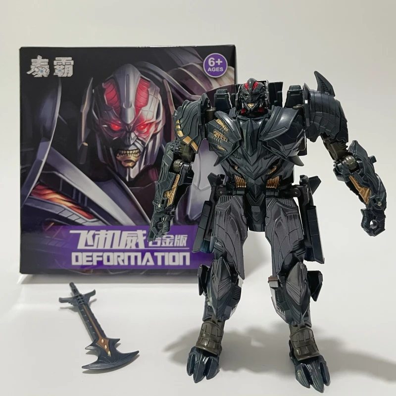 thumbnail image 1 of Figura de acción de dinosaurio de 19CM, nuevo robot de transformación, juguete de ingeniería de coches, película de anime, regalo para niños 8850, 1 of 5