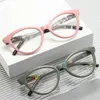 Women Reading Glasses Anti Blue Light Reader Elderly Glasses Computer Readers Cat Eye Frame Women Diopter Eyewear +100 200 400