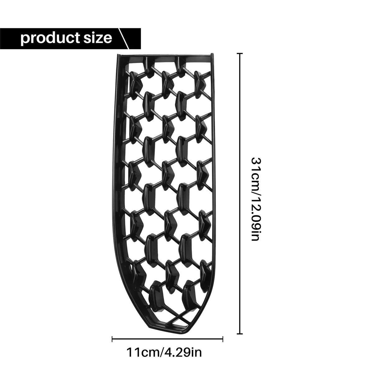 Decorazione Della Copertura Della Griglia Del Paraurti Per Mazda Cx30 Cx-30 2020-2021