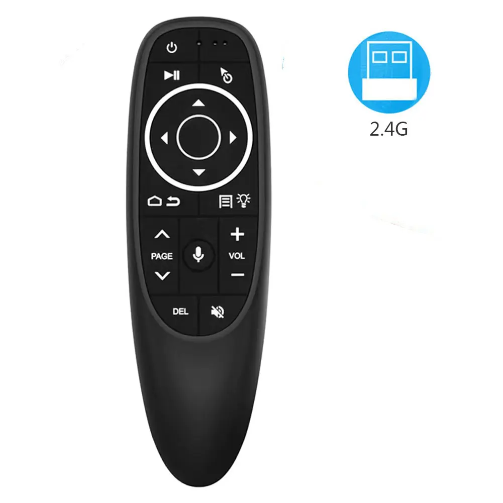 Enhanced Air Mouse Voice Remote Control with 2.4G & Bluetooth, Wireless Gyroscope, and IR Learning