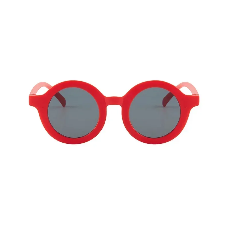 Children Sunglasses Kids Baby Round Street Beat Girls Eyeglasses for Protection and Photography