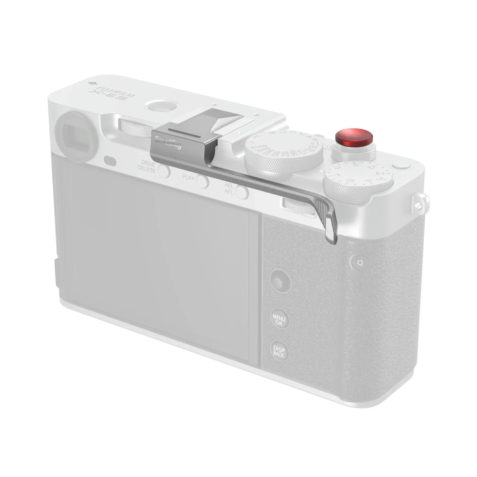SmallRig Thumb Grip for FUJIFILM X-E5 Silver/Black with Shutter Release Button S