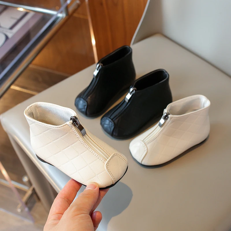 Autumn Kids Non Slip Boots Breathable Lining