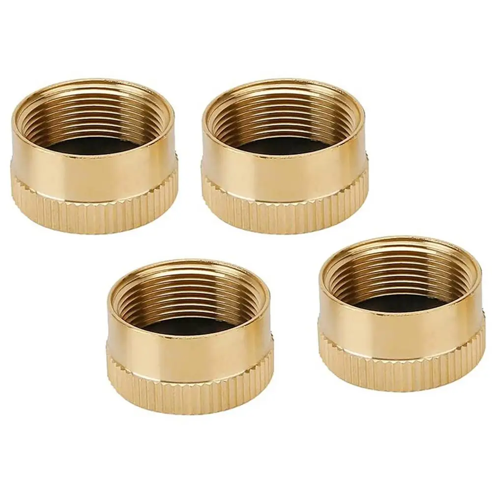 6Pcs Brass Refill Cap 1 LB Propane Bottle Cap Gas Tank Cylinder Sealed Protect